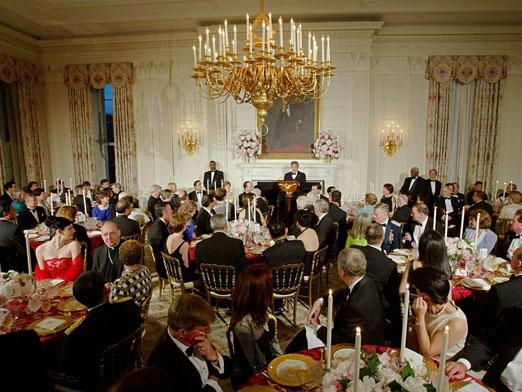 State Dinners have been aristocratic levees since the early nineteenth